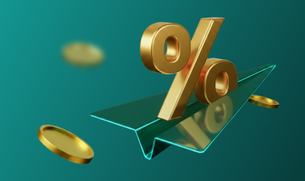 Изображение процентов по векселю